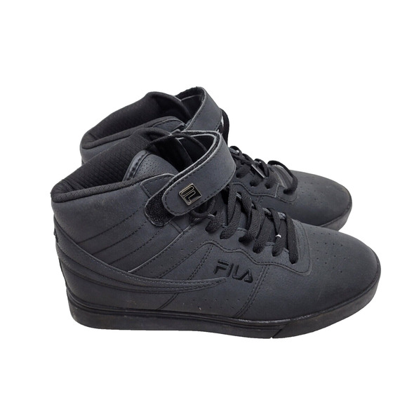 Fila Shoes Mens Black Gray Vulcan 13 Lace Up Hi-Top Basketball Size US 7.5 - Picture 1 of 16
